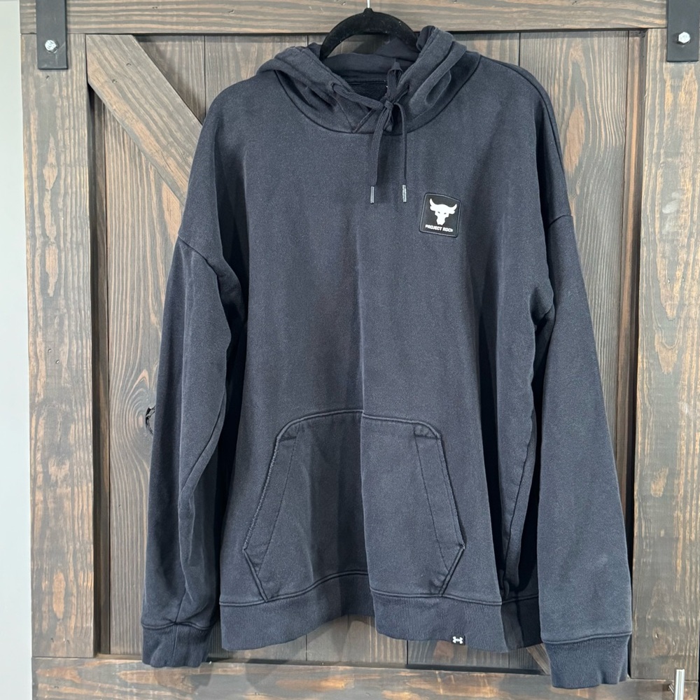 Under Armour Project‎ The Rock Men’s Respect Looded Gym Hooded Sweatshirt XXL - Picture 8 of 8